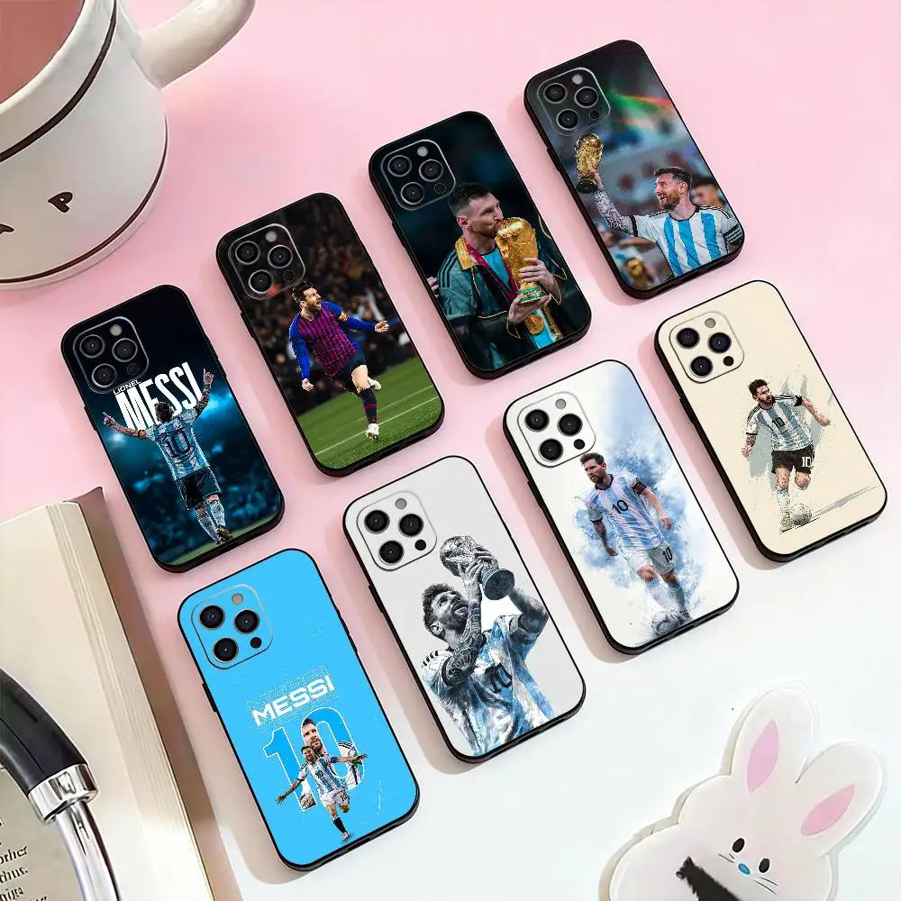 

Football L-Lionel m-Messi 10 Phone Case Silicone Soft For IPhone 17,16,15,14,13,12,11,XS,Plus Pro Max