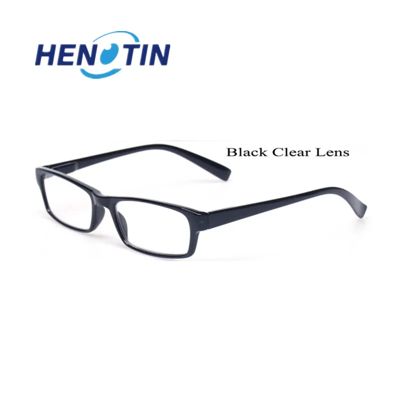 Henotin Fashion Sunglasses Reading Glasses Spring Hinge  Men and Women Large Rectangular Frame Reader