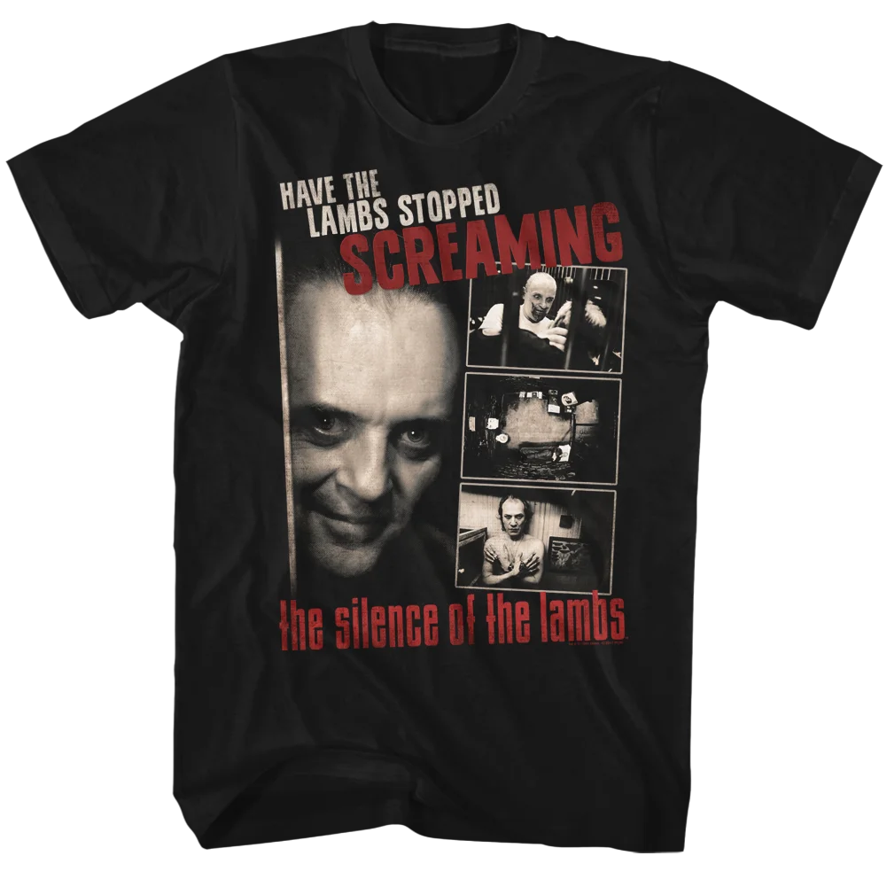 Silence of the Lambs Movie Hannibal Lecter T-Shirt Have The Lambs Stop Screaming