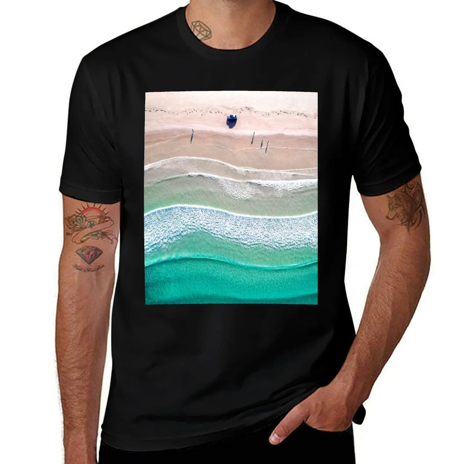 

S Bends on Aldinga Beach, South Australia - Aerial T-Shirt graphic t shirt vintage essential t shirt mens designer clothes