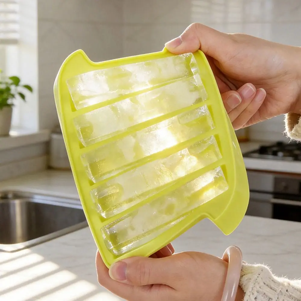 Durable 5/10/15 Grid Ice Tray Mold with Lid DIY Ice Cube Tray Freezer Mold