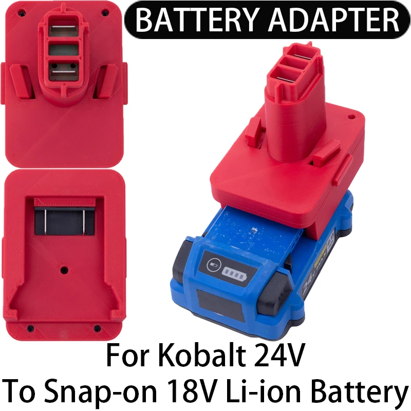 

Battery Adapter/Converter for Snap-on 18V Li-ion tool to Kobalt 24V Li-ion Battery Adapter Power Tool Accessories