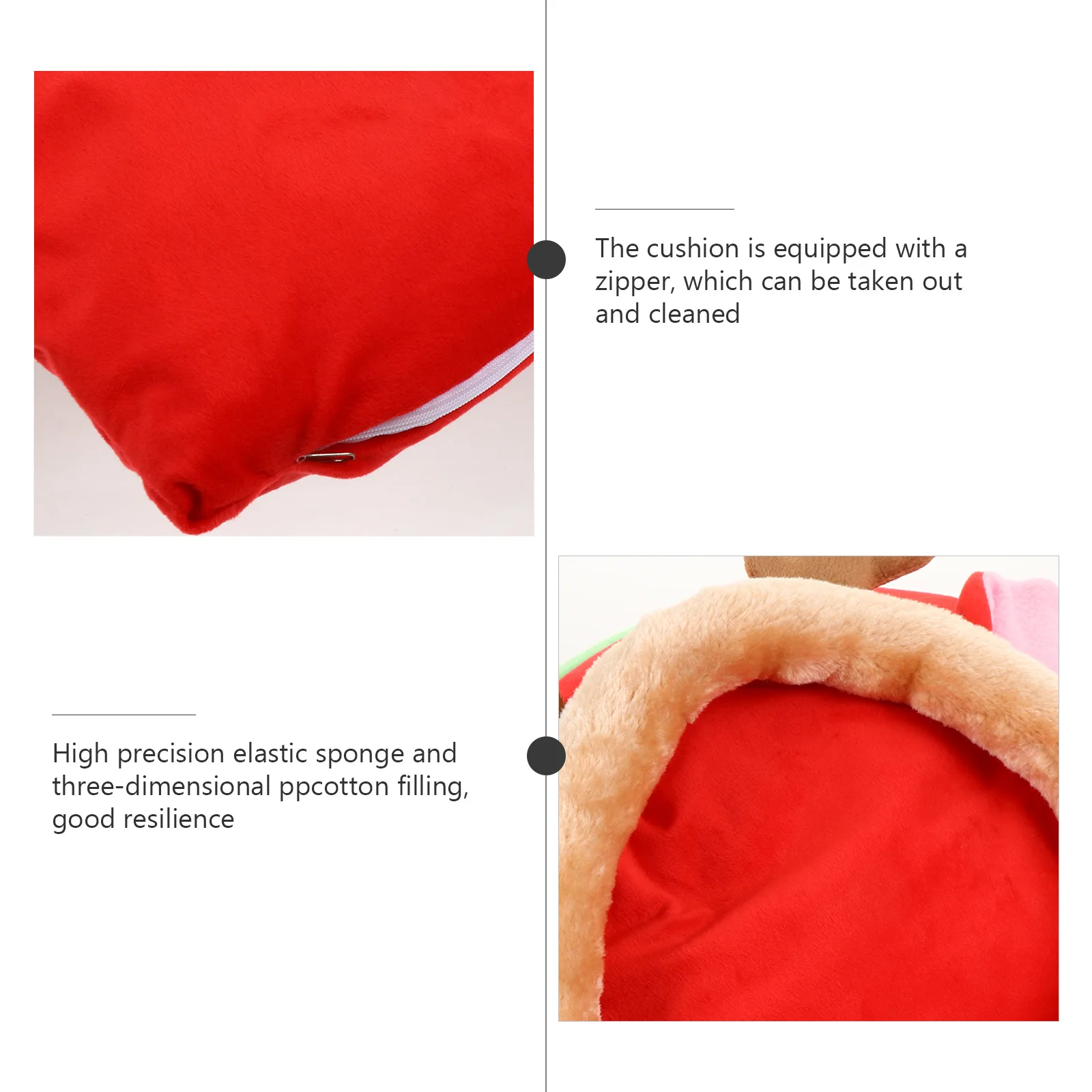 

Nest Bed Cozy Warm House Small Pet Bedding Supplies Funny Hamster Kennel For Living Room Bedroom Decoration Pet Sleep Nest