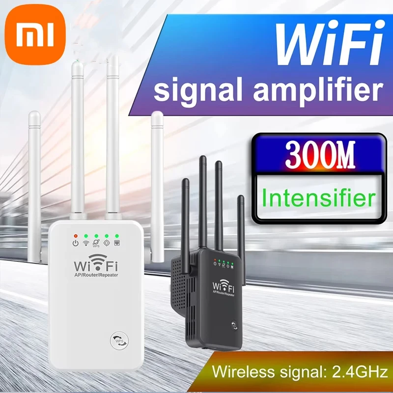 Xiaomi WiFi Extenders Signal Booster 2.4G/5Ghz Wireless WiFi Repeater 1200Mbps 4 Antenna Long Range with Ethernet Port