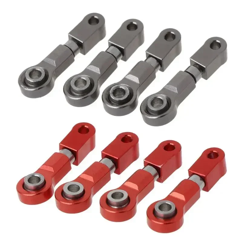 Piezas de Metal mejoradas para coche teledirigido, brazo oscilante superior para Wltoys P929, P939, K969, K979, K989, K999, 1/28, 4 piezas