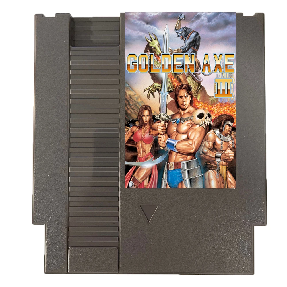 Golden Axe 3-A nuevo cartucho de juego NES versión NTSC/PAL 8 bits 72 pines carrito de tarjetas de videojuegos para consola de juegos NES Original