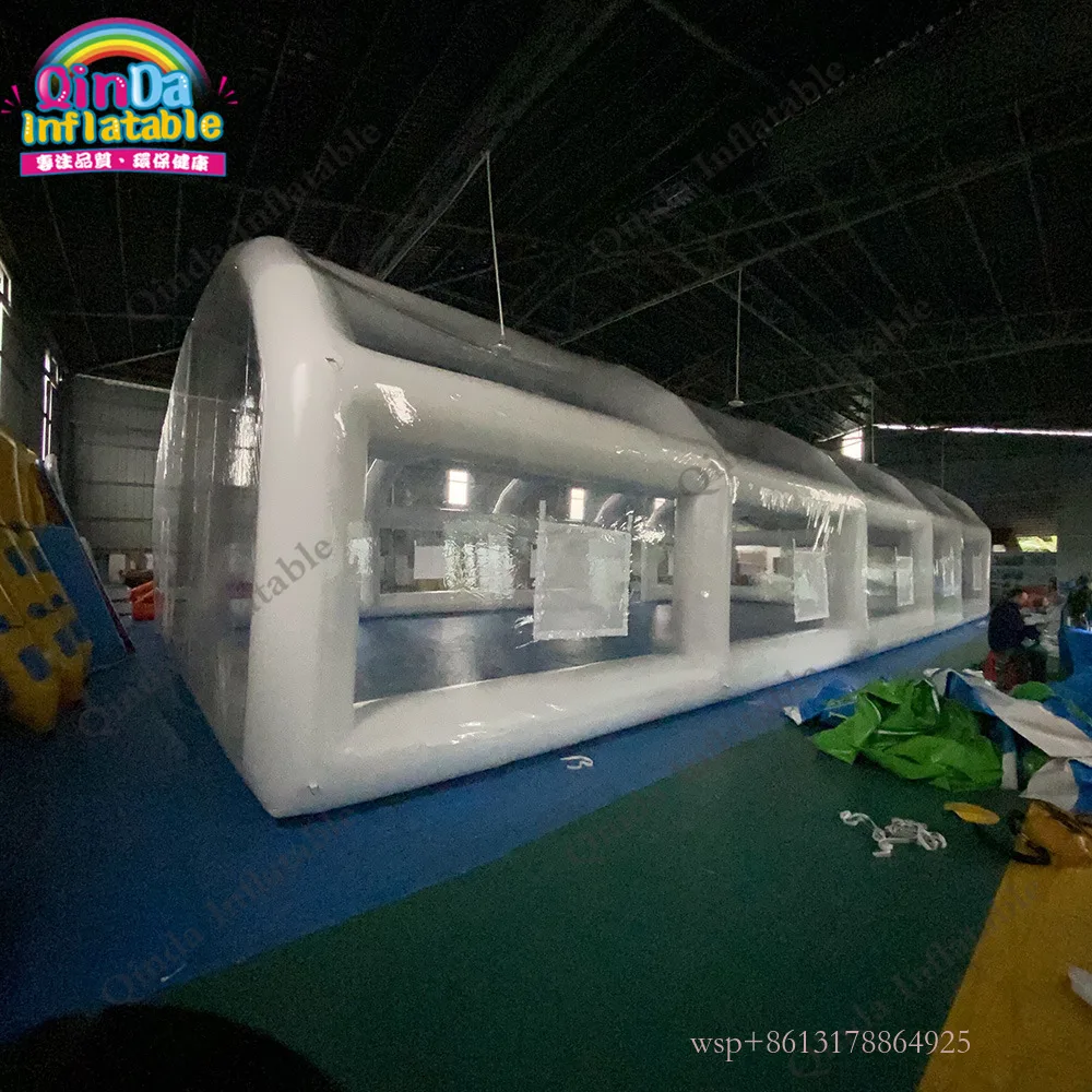 Commercial PVC Waterproof Winner Used Giant Inflatable Dome Tent For Pool Cover