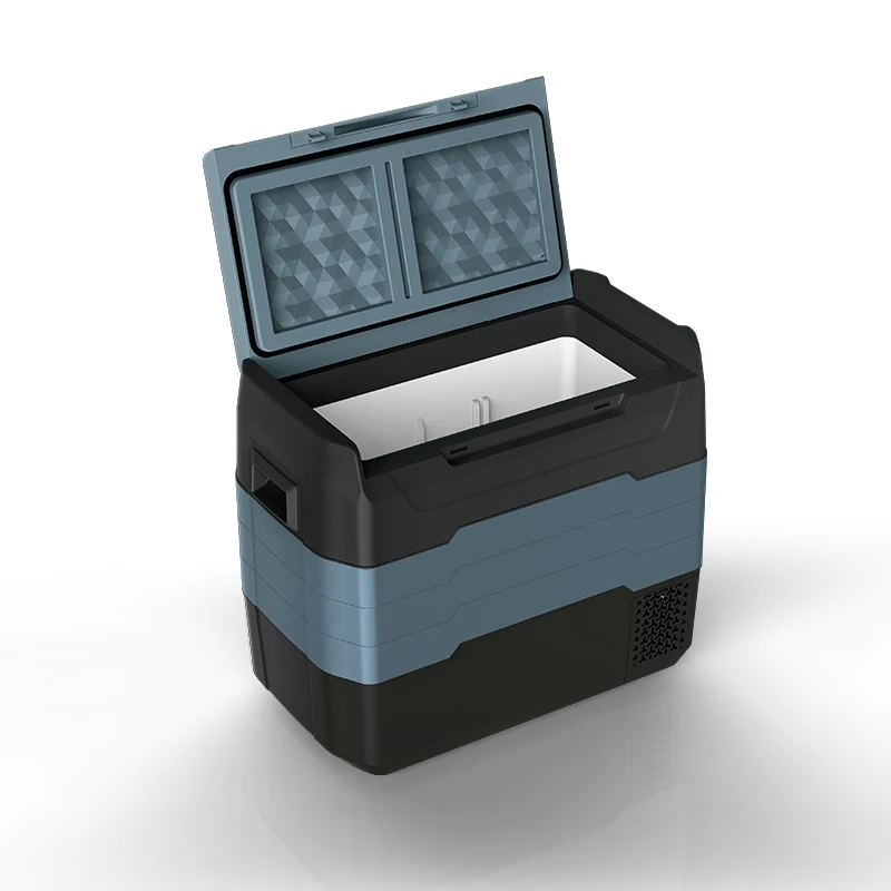 

T55 50L 12V/24V AC100~240V Customized Fridge for Car Battery Charge with Compressor for Outdoor Camping and Cars