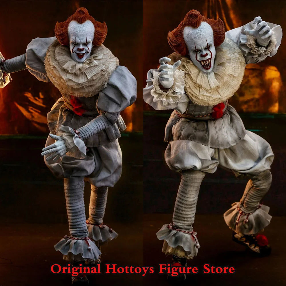 

HOTTOYS HT MMS555 1/6 Scale Men Soldier Clown Back 2 It Clown Pennywise Full Set 12-inch Action Figure Model Gifts Collection