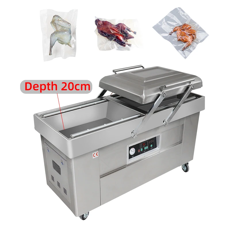 

CE Certification DZ400 Automatic Double Chamber Vacuum Packing Machine for Food