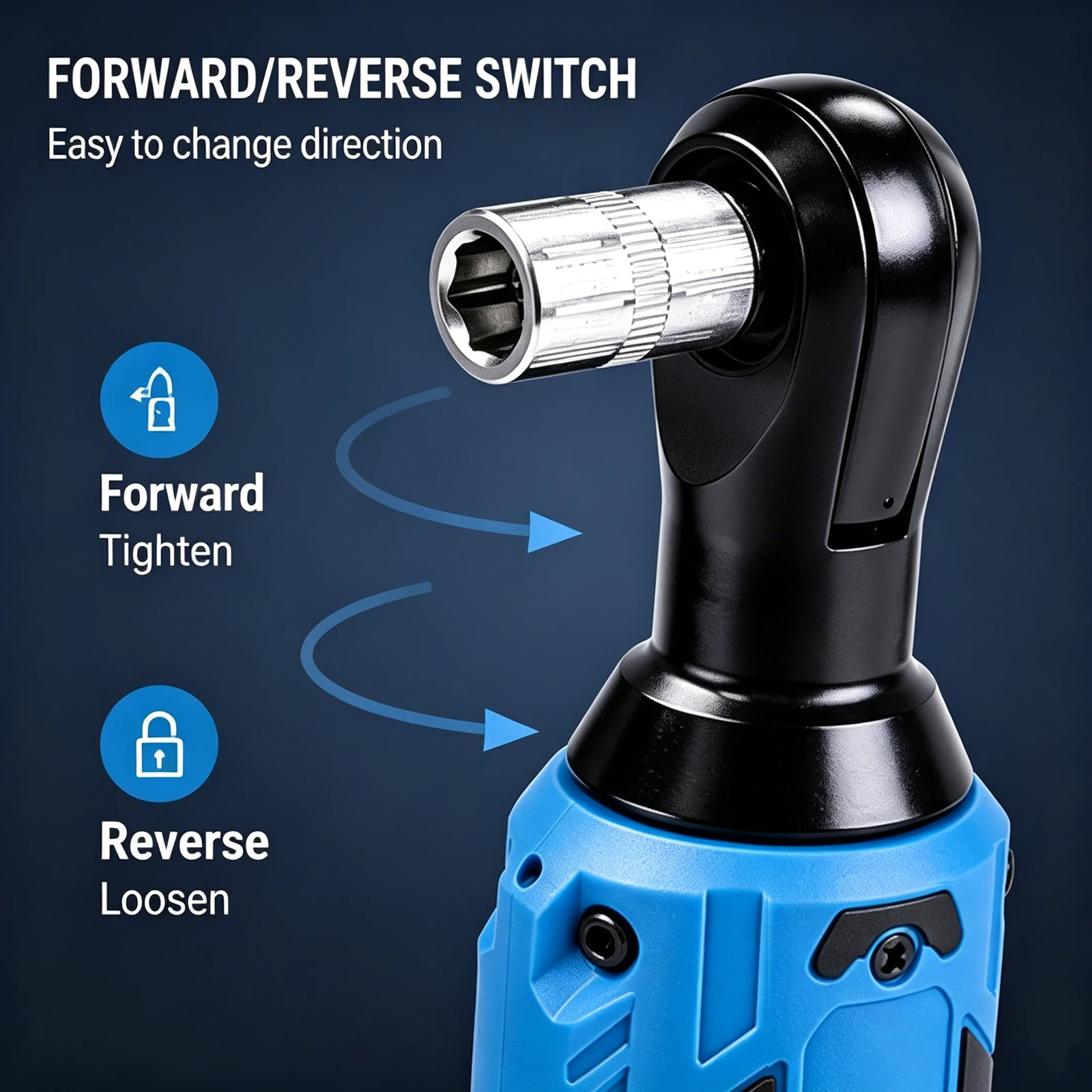【2026 New】12V Cordless Ratchet Wrench 50N.m 3/8