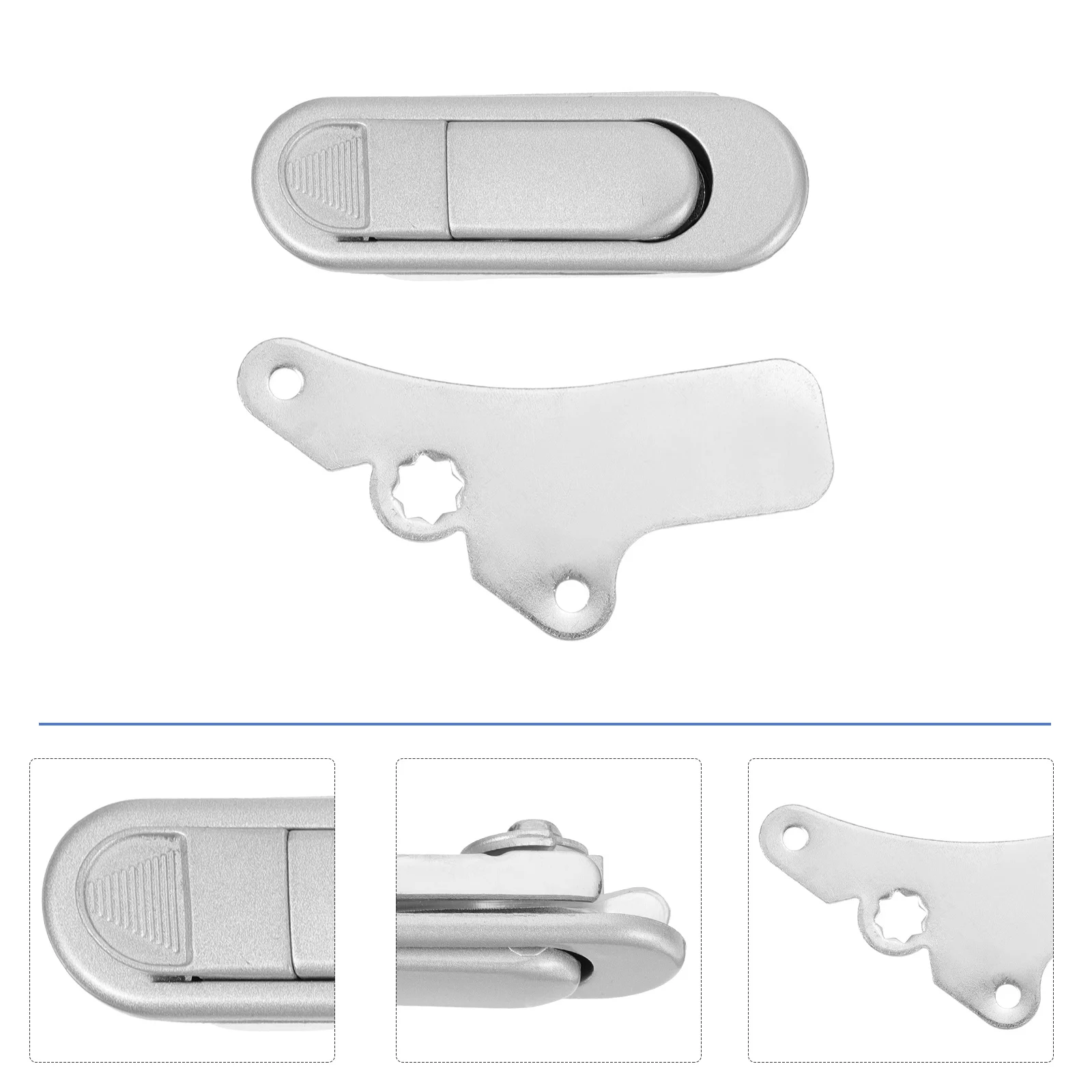 1 قطعة سبائك الزنك قسط خزانة كهربائية قفل الباب قفل مسطح لخزانة الشبكة صندوق متر ماكينة تسجيل المدفوعات النقدية الضميمة