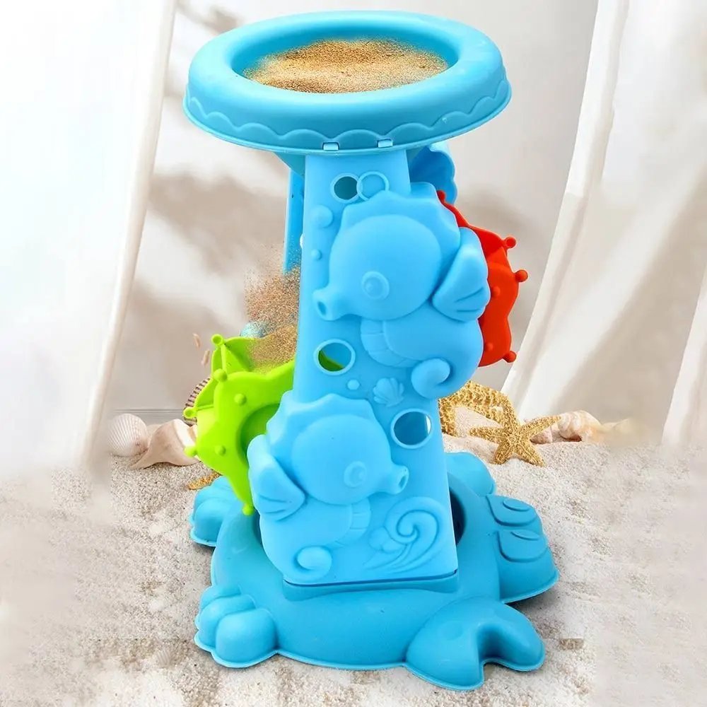 Summer Sand Shovel Beach Sand Toy Set Bright Colorful Plastic Sand Digging Tool Beach Bucket Outdoor Sandbox Play Kit Children