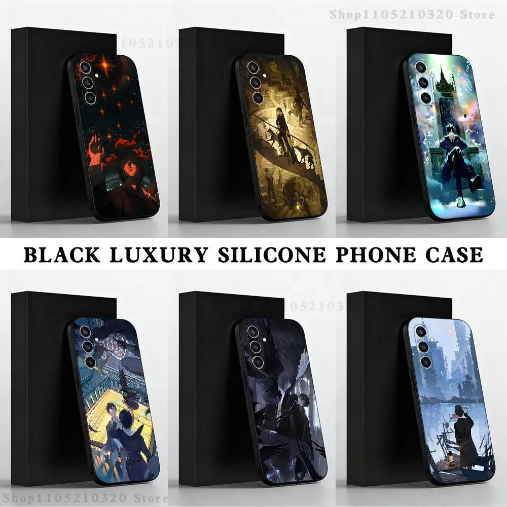 

L-Lord Of Mysteries Phone Case For Samsung S 25,24,23,22,30,21,10,9,Ultra,Plus,Lite,FE,4,5 G Black Soft Case