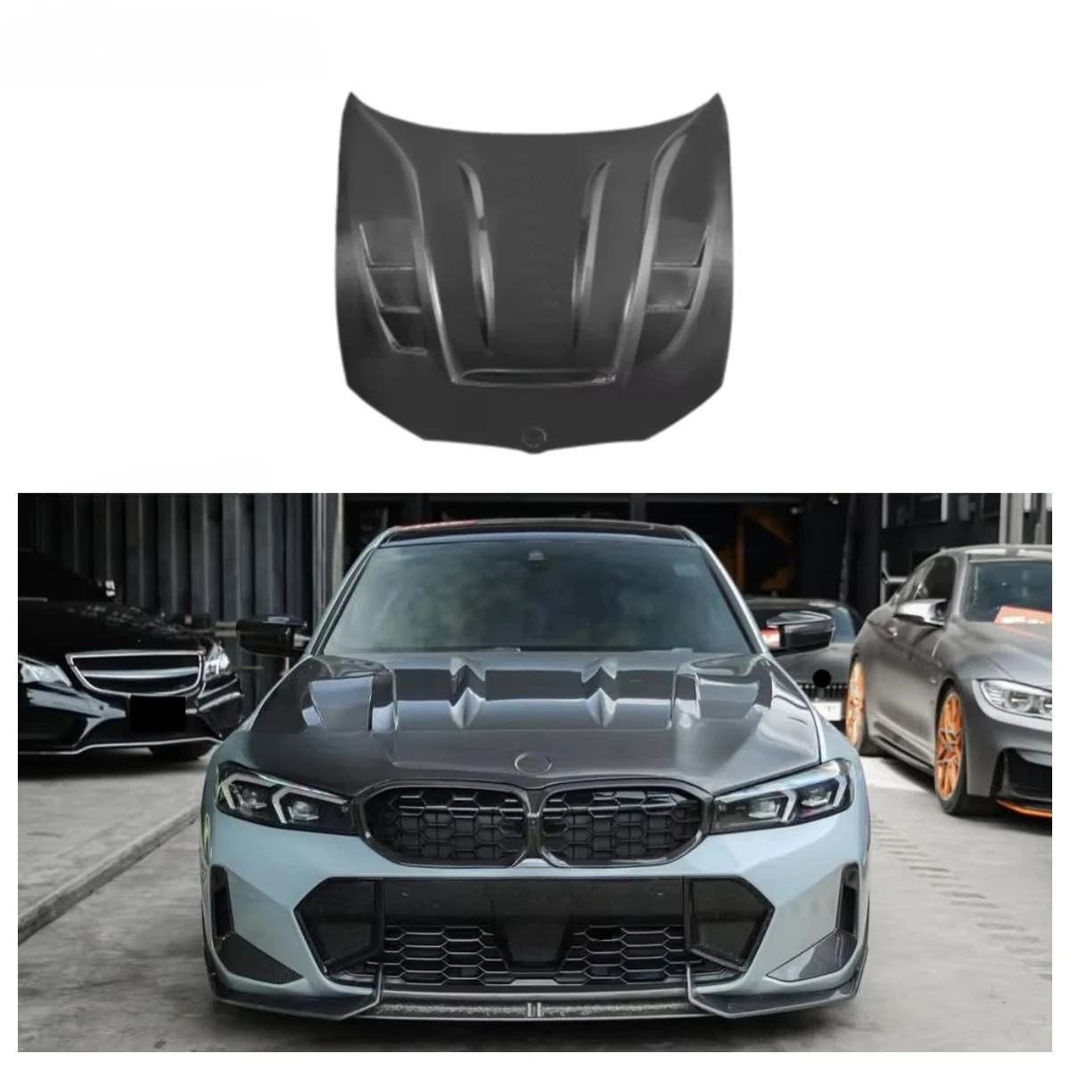 3 Series G20 Front Lci G21 Travel G20  M340i Hood High Quality Style Carbon Fiber Hood