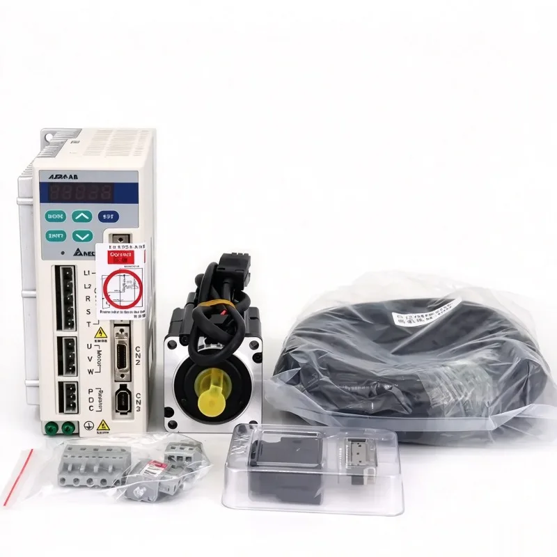 WaveTopSign Servo Motor kit 200W Series ASD-A0221- ECMA-C30602ES 0.64NM 1.55A 3000rpm