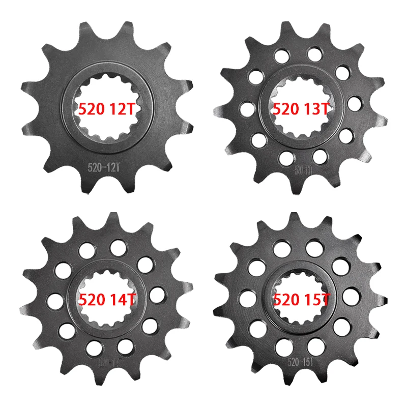 

520 12T 13T 14T 15T Front Sprocket For KT/M 360 380 420 505 SX EXC MXC MX XCF For Hus/qvarna 125 150 250 300 350 450 TC TE FC FX