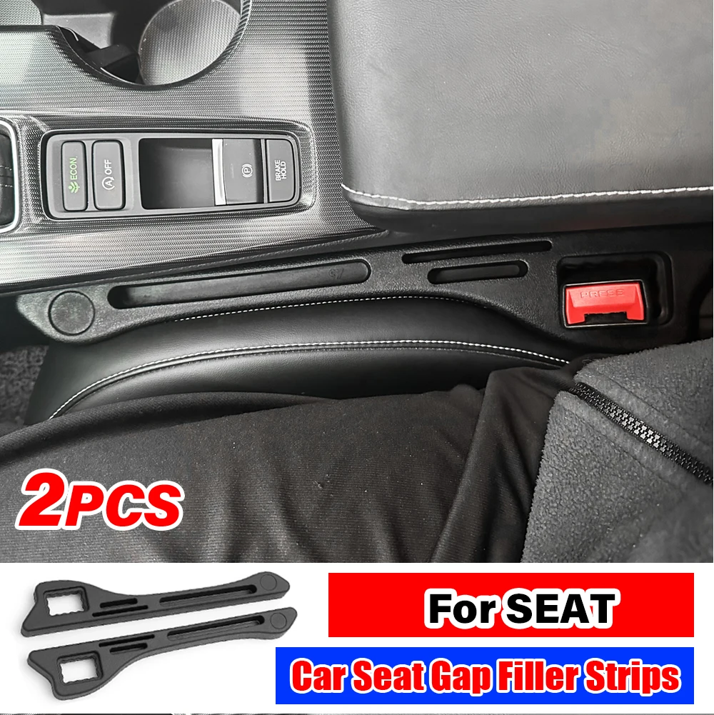 

Car Seat Gap Filler Side Seam Plug Strip with Hole Leak-proof Filling Strip For Seat Ateca Ibiza Leon 2 Altea Arona Exeo Cupra