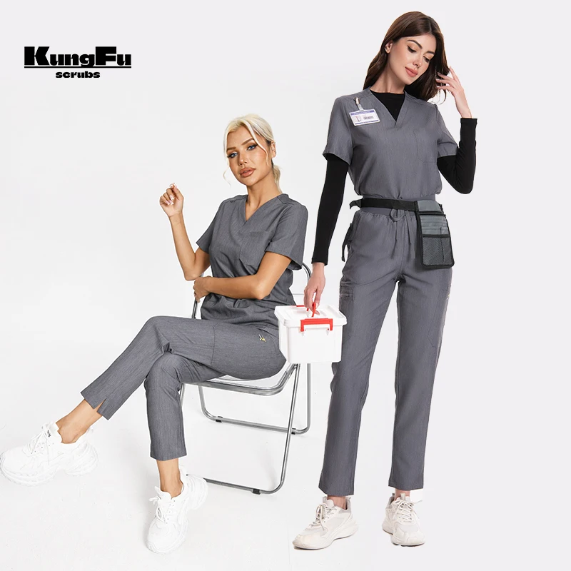 kungfu-scrubs-set-di-uniformi-mediche-da-donna-con-scollo-a-v-e-pantaloni-uniforme-medica-morbida-ed-elasticizzata-per-infermiere-e-operatori-sanitari