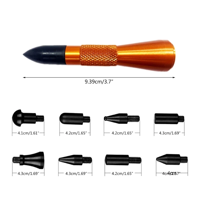 Voertuigcarrosserie Hagel Dent Repair Pen Gereedschap Verveloos Down Pen 9 Heads Drop Shipping