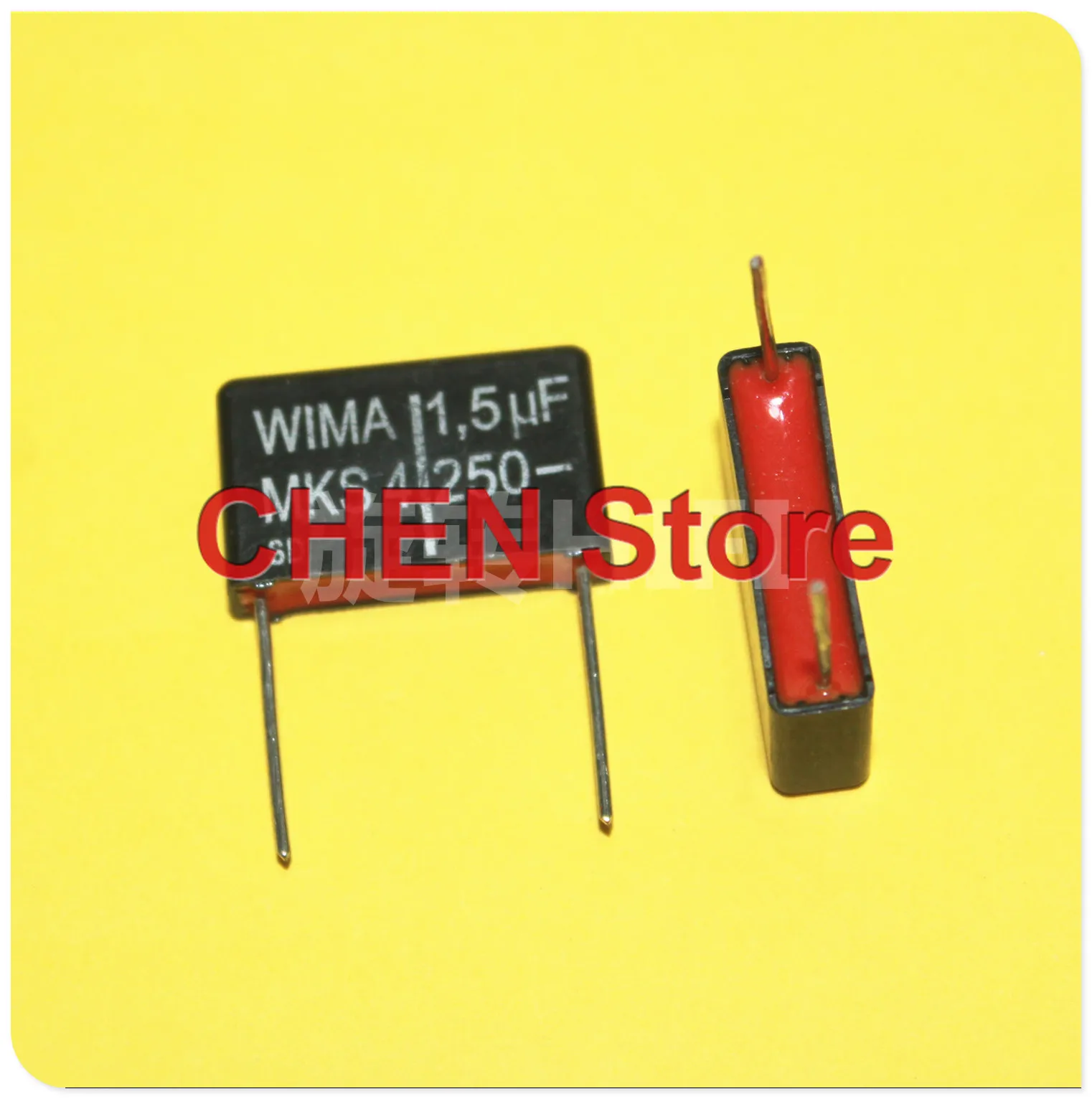 WIMA MKS4 22MM MKP10 MKP4 MKC4 P22.5 Film audio capacitor 1UF 1.5UF 3.3UF 4.7UF 5.6UF 15UF 250V 400V 160V 63V 100V RED 105/250v