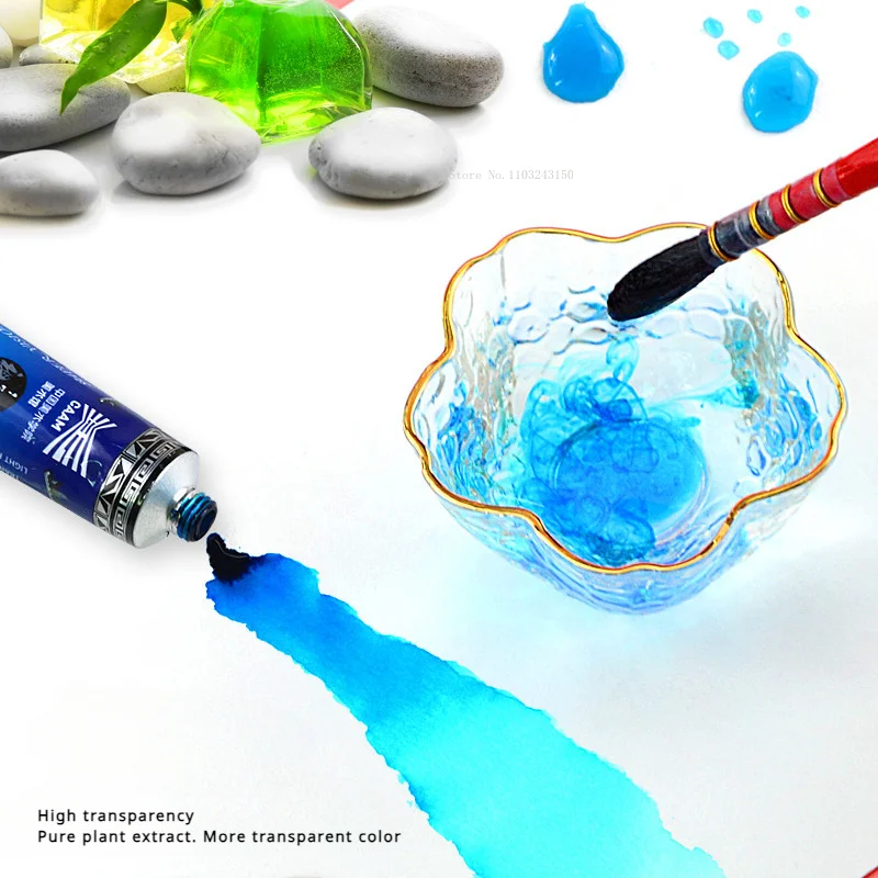 Imagem -04 - Plant High Transparent Art Painting Tool Tubular Art Pigment Master Level Criação 15ml Natural