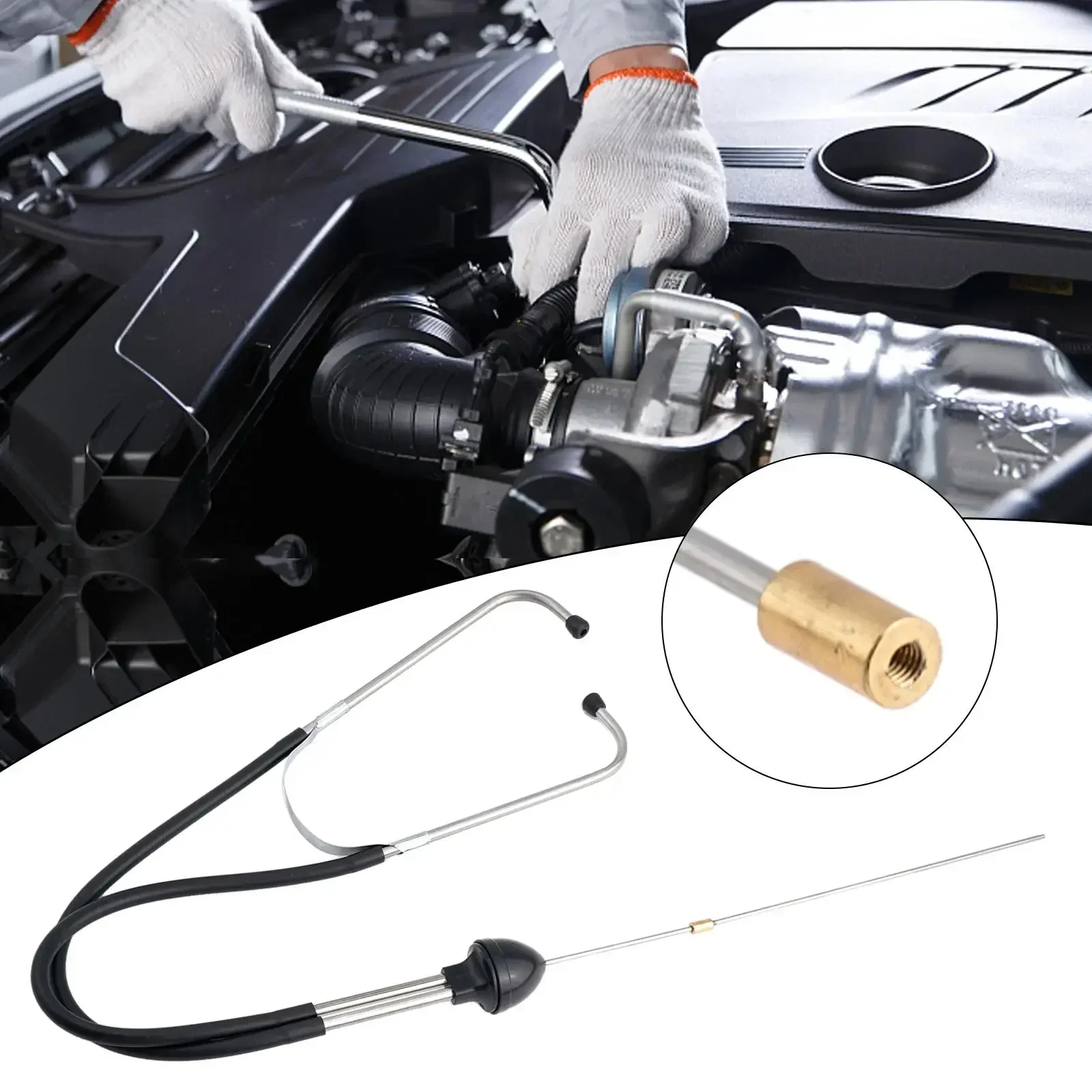 Quality Car Stethoscope Accessories 1pcs 1x Automotive Stethoscope Engine Diagnostic Listen Noise Mechanics Probe Tool