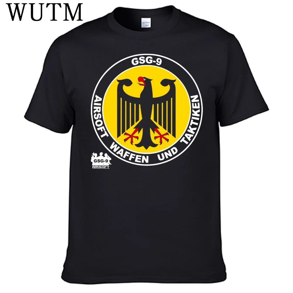 Grenzschutzgruppe 9 Der Bundespolizei camiseta Gsg9 camiseta 100% algodón hombres Swat camisa militar