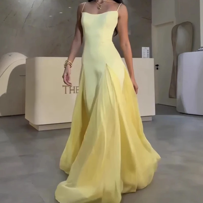 مثير بلا أكمام ثنيات الخصر فستان طويل المرأة موضة الربط فستان حفلات الزفاف أنيقة قبالة الكتف فستان الشيفون الحمالات #3