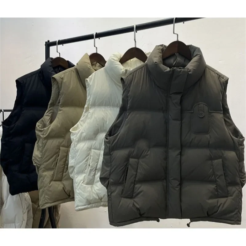 2024 New Women's Winter Cotton Vest Korean Version Loose Outer Vest, Fashionable and Casual, Thick and Warm Short Jacket