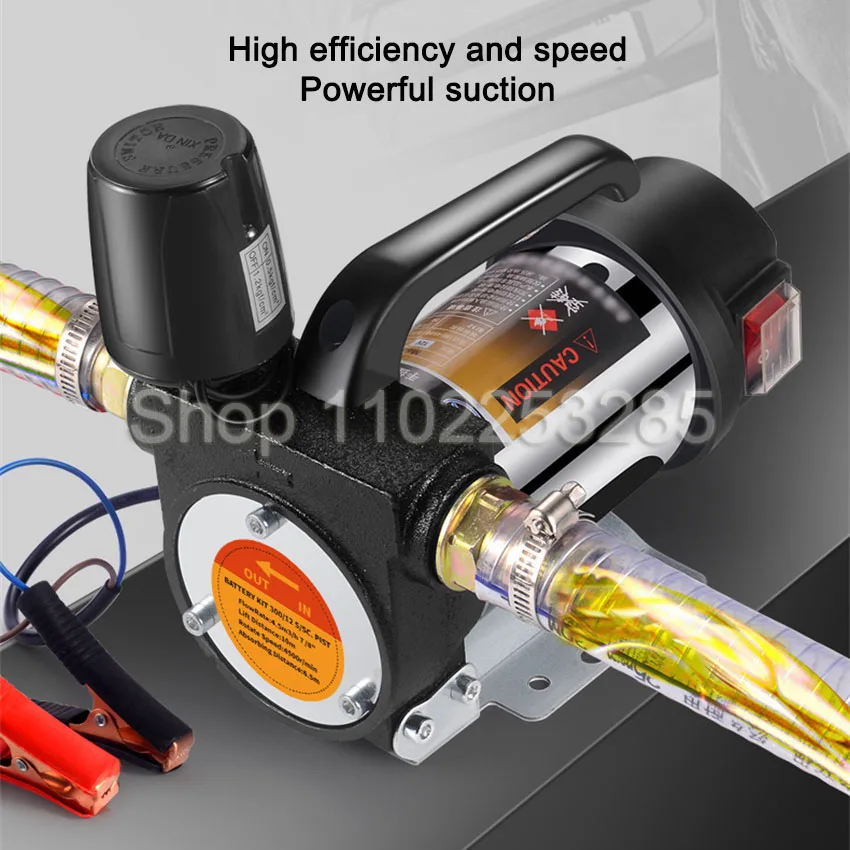 

12 В/24 В/220 В насос для перекачки дизельного топлива, самовсасывающий дозатор масла, портативный электрический масляный насос с автоматической остановкой