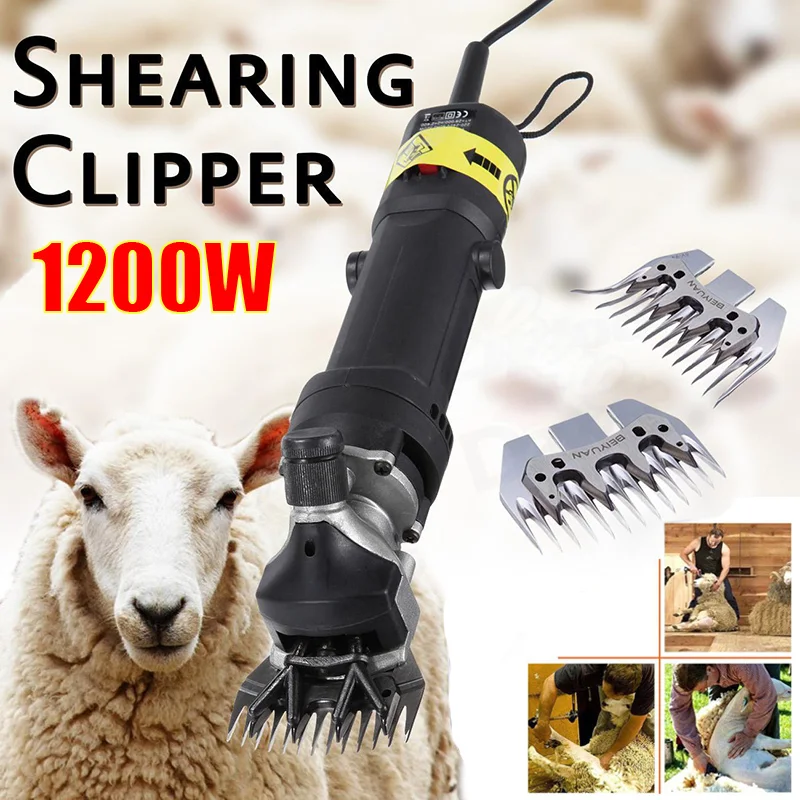 

1200W 220V Electric Shears Goat Clippers Farm Supplies Sheep Animal Shave Grooming