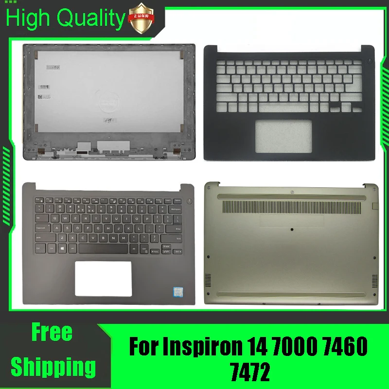 New For DELL Inspiron 14 7000 7460 7472 Laptop LCD Back Cover Top