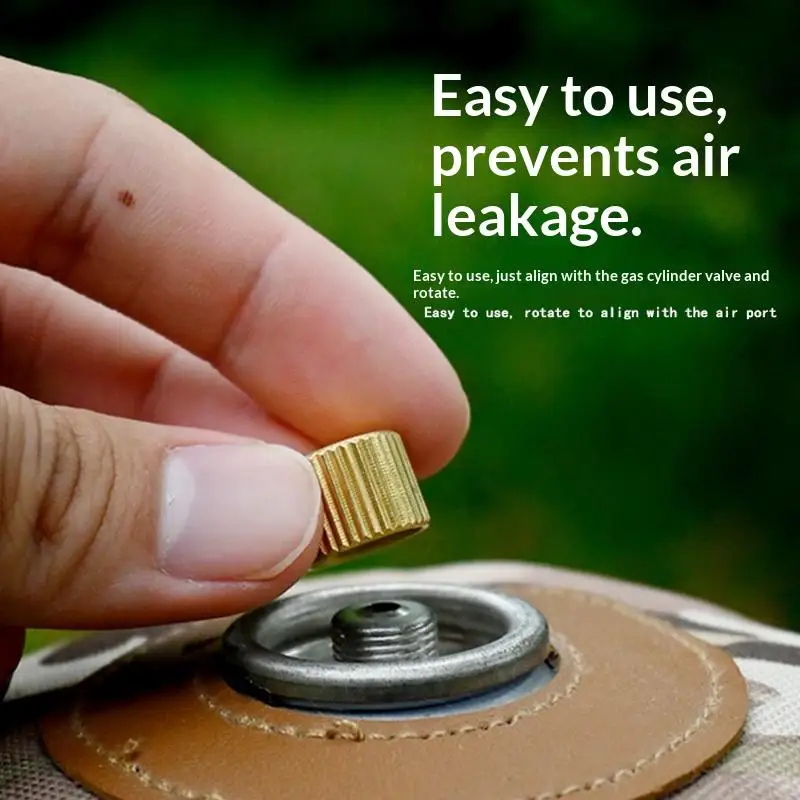 New Sale Camping Stove Cap Gas Accessories Flat Gas Tank Anti-leak Plug Liquefied Gas Connection-Line Blocking Cap Gas Tank Cap