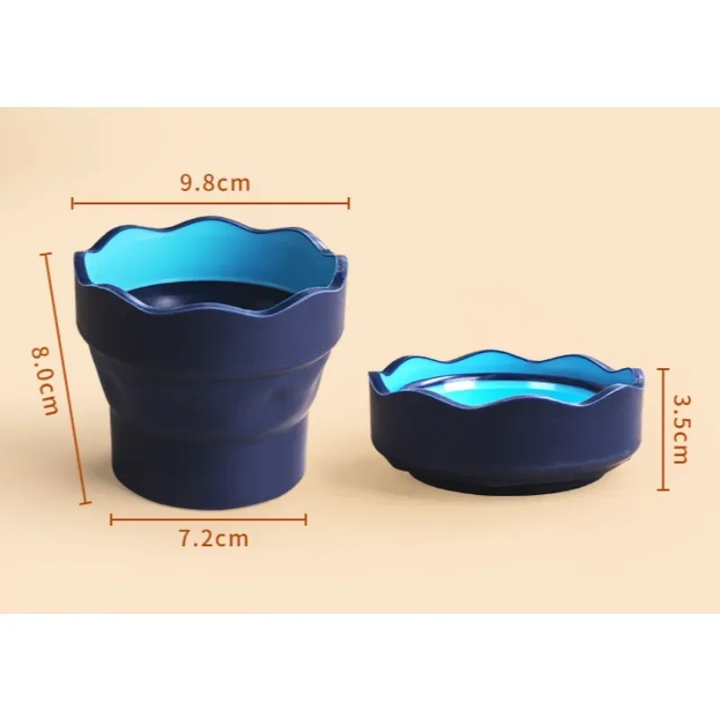 1PC Foldable and Portable Mini Water Bucket Pen Holder for Water Cup  Art Brush Specialized Telescopic Pen Holder