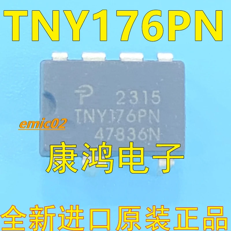

5 шт., Оригинальные запасные части TNY176PN TNY176P DIP7 IC
