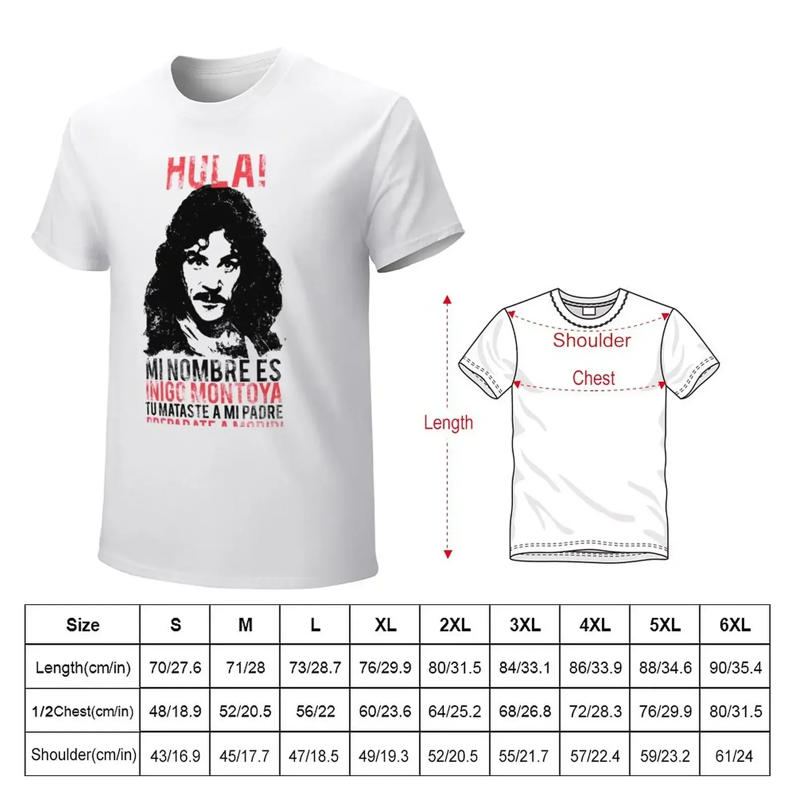 Inigo Montoya T-Shirt cute tops summer tops summer top Men's t-shirt Unisex T-shirts for Men Women Summer Tees Cotton