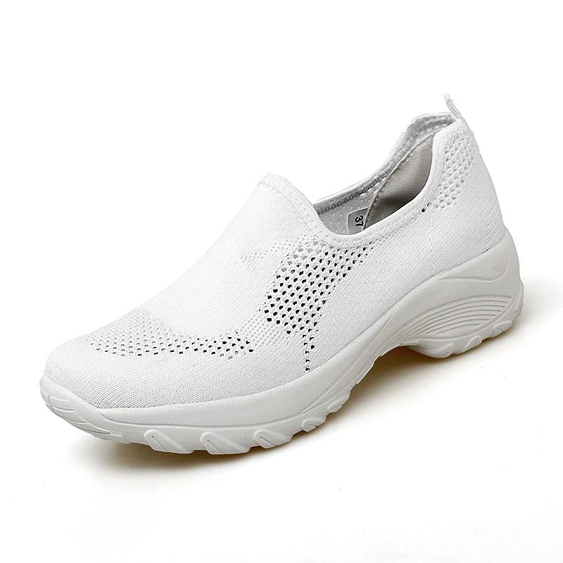 

Fashion women's casual shoes Light sports shoes White large outdoor breathable mesh fashion sports black running tennis sho