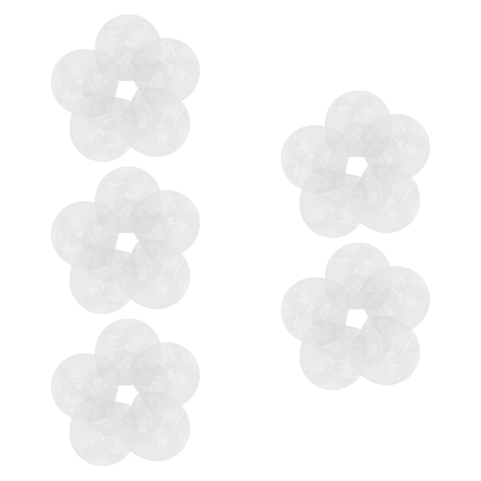 

25Pcs Table Tennis Racket Protective Film Transparent Paddle Cover for Rubber Protection Easy Apply Remove No Residue