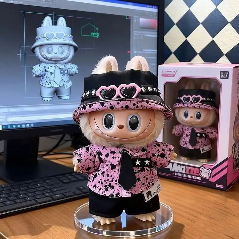 الملابس فقط مناسبة لملابس الراب مقاس 17 سم، وملابس عصرية رائعة، وملابس البدلات الجلدية من الجيل الثالث عشر. ملابس الدمى