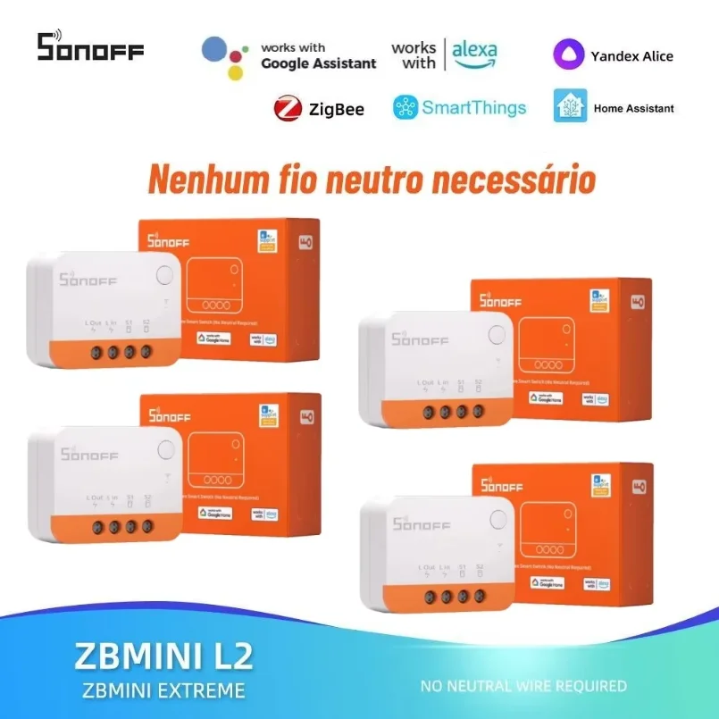 SONOFF ZBminiL2 ZigBee Smart Switch With eWeLink APP Voice Control by Yandex Alice Alexa Google Home Assistant Salute Smart Home