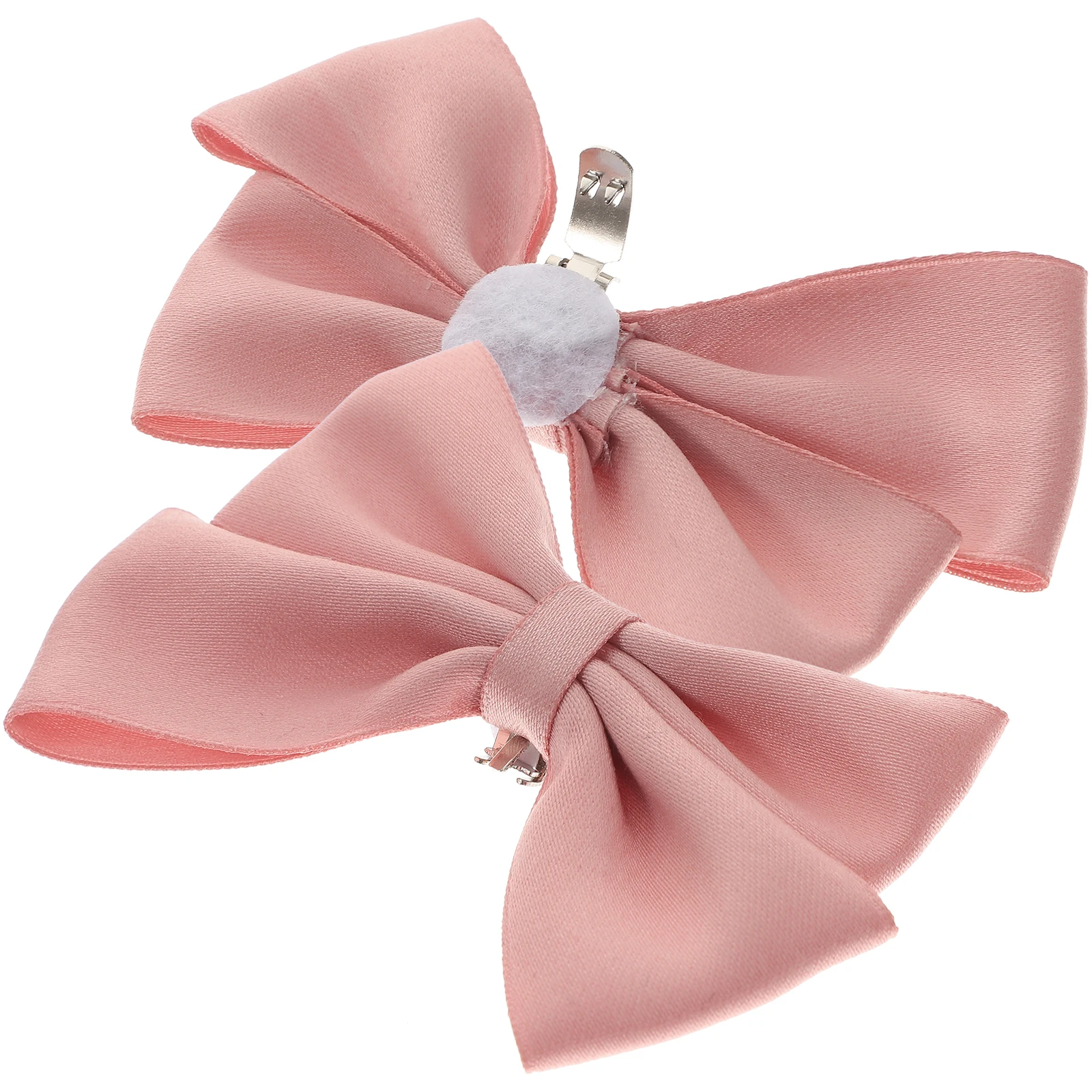 

2 Pcs Shoe Accessories Bow Buckle Bride Silver Cloth Charms for Shoes Clips Women