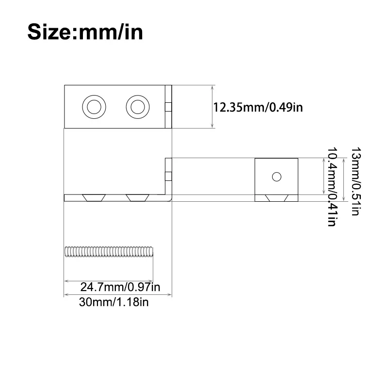 Estabilizador de rolha de tremolo de latão para conjunto de tremsetter FR ponte tremolo e pontes flutuantes peças de guitarra