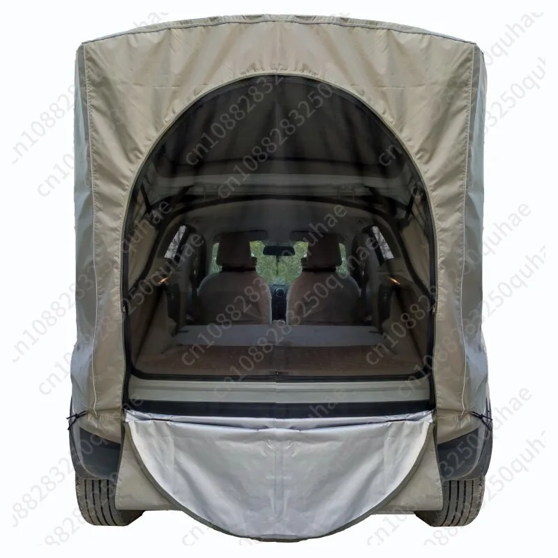 SUV Rear Trunk Tent, Car Tailgate Extension Tent, Rainproof Outdoor Camping Shelter for Road Trip