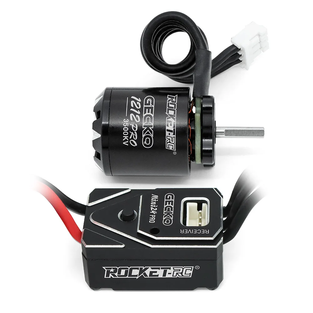 ROCKET-RC 1212 Pro محرك بدون فرشاة Mini24 Pro ESC 2-3S كومبو لـ 1/18 TRX4M FCX18 1/24 SCX24 FMS FCX24 RC تسلق الزاحف سيارة