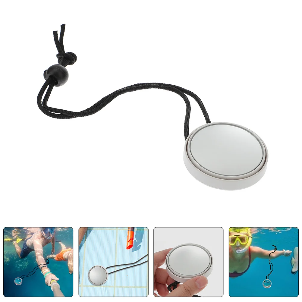

2Pcs Adjustable Diving Rearview Mirror Strap Cave Boat Dive Scuba Safety Equipment Underwater Reflective Mini Mirror Waterproof