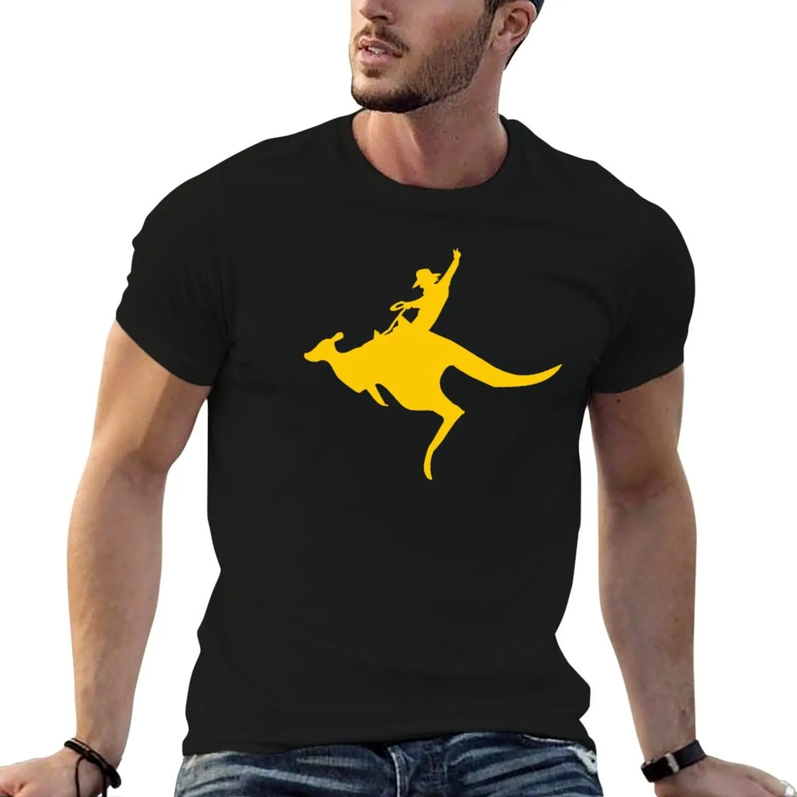 Real Cowboys Roodeo! T-Shirt t shirt custom print cotton t shirts man 100% man t shirt graphic T-shirt
