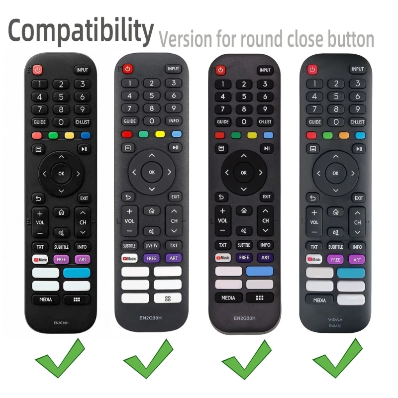 Universal Silicone Cover for EN2A30 EN2P30H  EN2J30H EN2D30H EN2B30H Remote Control Full Access to Buttons and Ports 95AF