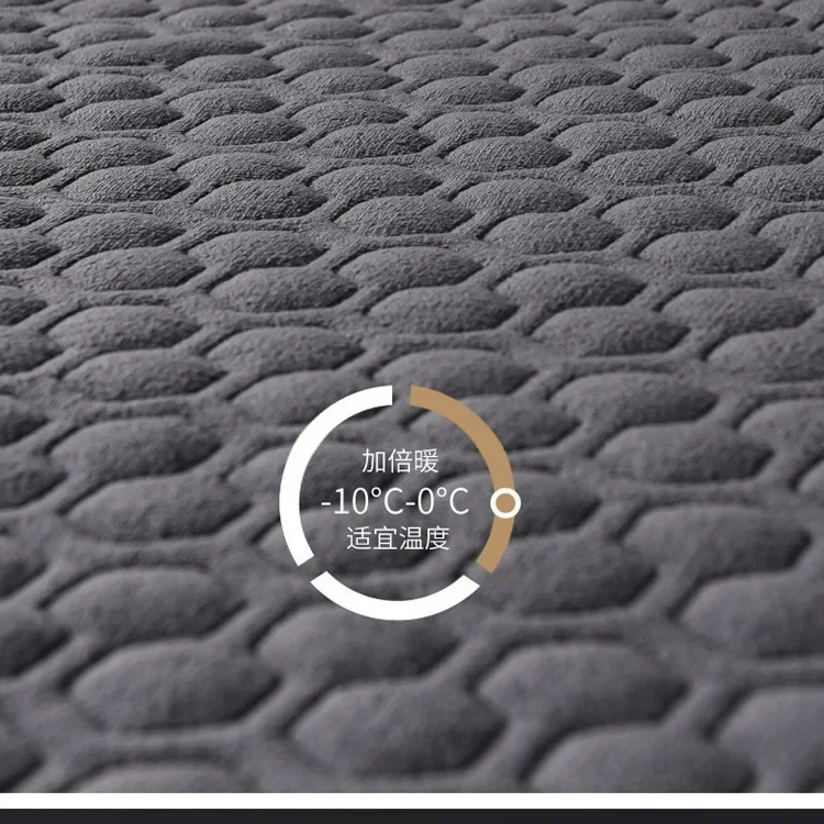 New graphene milk fleece padded mattress warm speed hot bed cover household protective cover wholesale