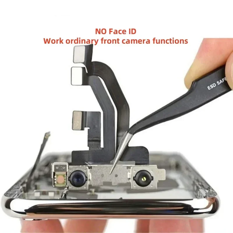 Front Facing Camera Flex Cable Replacement Repair Parts For iPhone 13 Mini,14,15,16 Pro Max,14 Plus,15 Plus,16 Plus, No Face ID